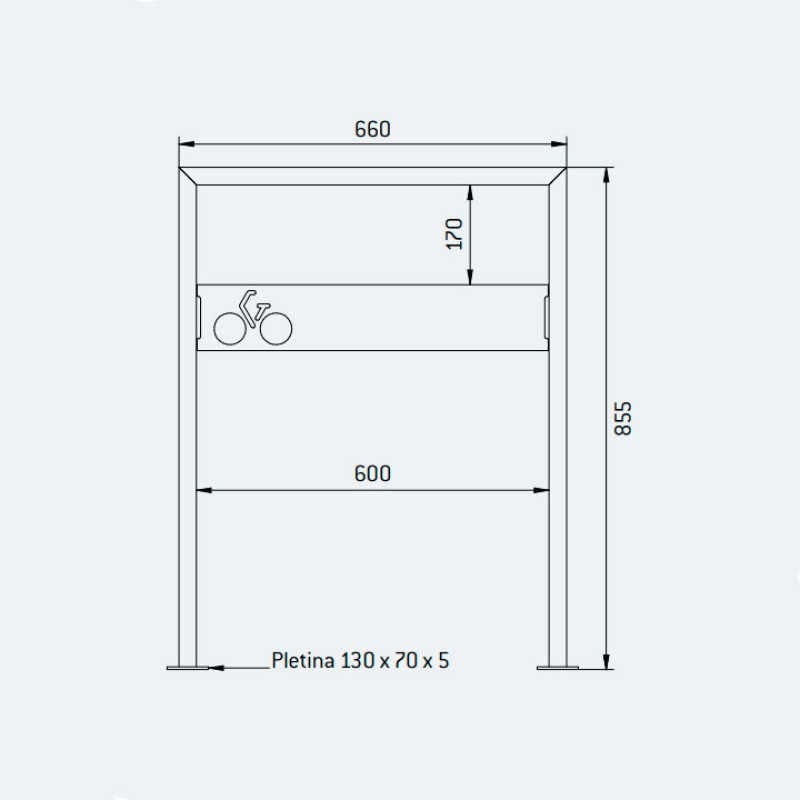 Arc per a Bicicletes Milán | Disseny Minimalista i Robust